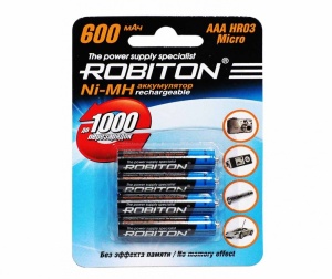 Robiton HR6 600mah 600MHAA-2 SOLAR NI-MH BL2
