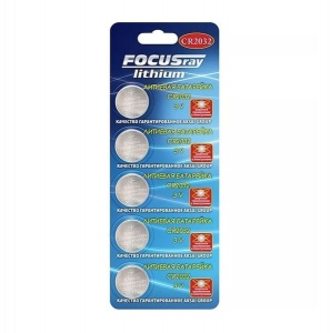 FocusRay CR2032 Lithium BL5 отрывные FocusRay CR2032 Lithium BL5 отрывные