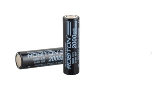 Robiton 18650 LI18650-2000NP-PK1 без защиты с плоским контактом PK1 Robiton 18650 LI18650-2000NP-PK1 без защиты с плоским контактом PK1