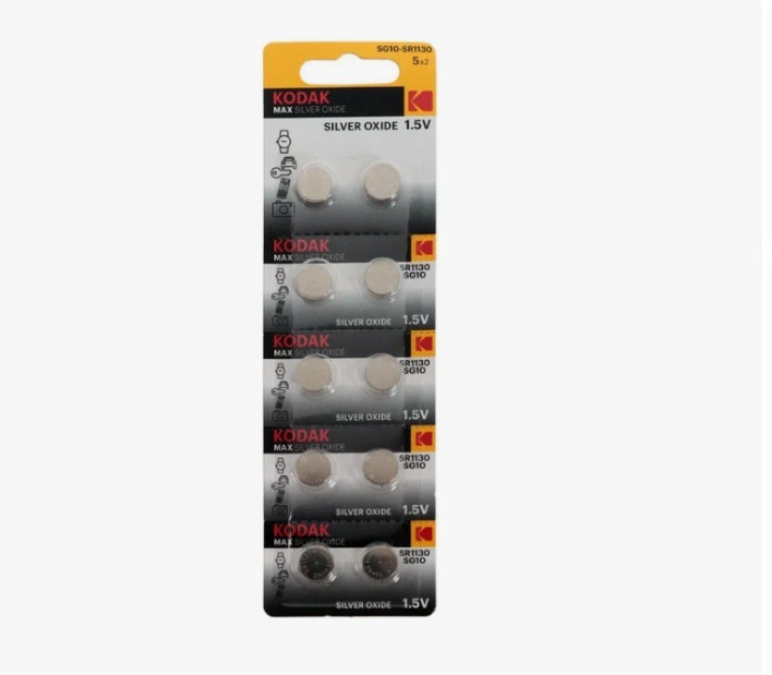 Картинка kodak 389 sr42 sr54 sr1130w sg10 max silver oxid button cell bl10 в Киликс