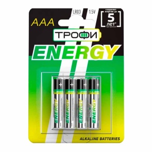 Трофи LR03 Energy Alkaline BL4