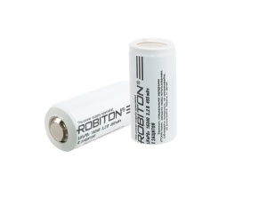 Robiton LiFe16340-450p (до 37мм) 450мАч c защитой PK1