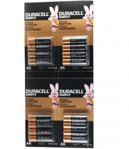 Duracell LR6 Simply AA MN1500 4x4 BL16 Duracell LR6 Simply AA MN1500 4x4 BL16