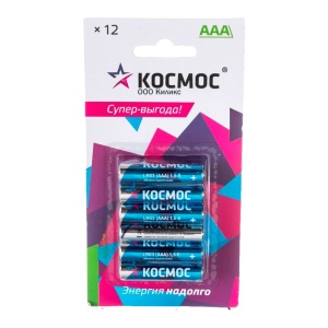 Космос LR03 Alkaline KOCLR03BL12 BL12
