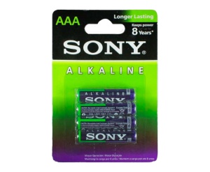 Sony LR03 AAA Alkaline BL4 Sony LR03 AAA Alkaline BL4