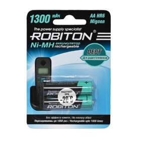 Robiton HR6 1300mah 1300MHAA-2 DECT NI-MH BL2 Robiton HR6 1300mah 1300MHAA-2 DECT NI-MH BL2