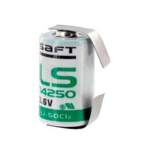 Saft LS14250 1/2АА 3.6v CNR с ленточными выводами