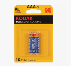 Kodak LR03 MAX SUPER ALKALINE K3A-2 BL2