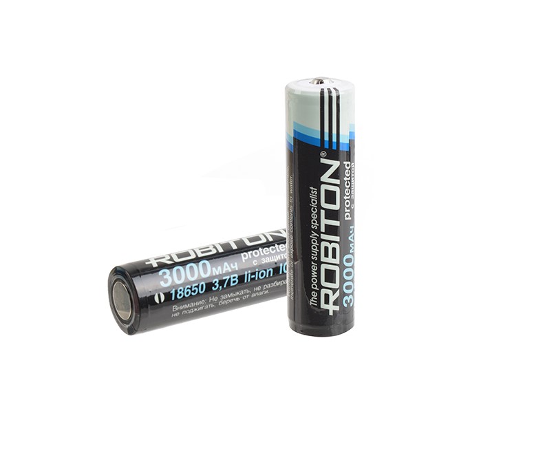 Картинка robiton 18650 li3.0/18650 (samsung icr18650-30b) с защитой pk1 в Киликс