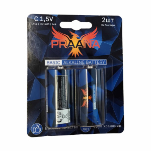 Praana C LR14 Basic Alkaline BL2
