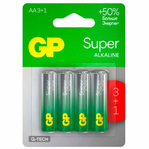 GP LR6 Super Alkaline G-TECH 15AA213/1-2CRSBC4 BL4