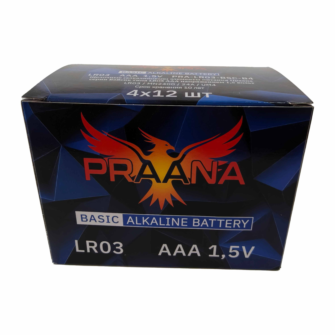 Картинка praana aaa lr03 basic alkaline bl4 в Киликс