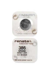 Renata 386 SR43W Silver BL1