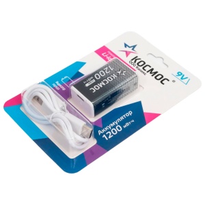 Картинка космос li-ion 9v 1200mah kocli9v1200mah1bl bl1 в Киликс