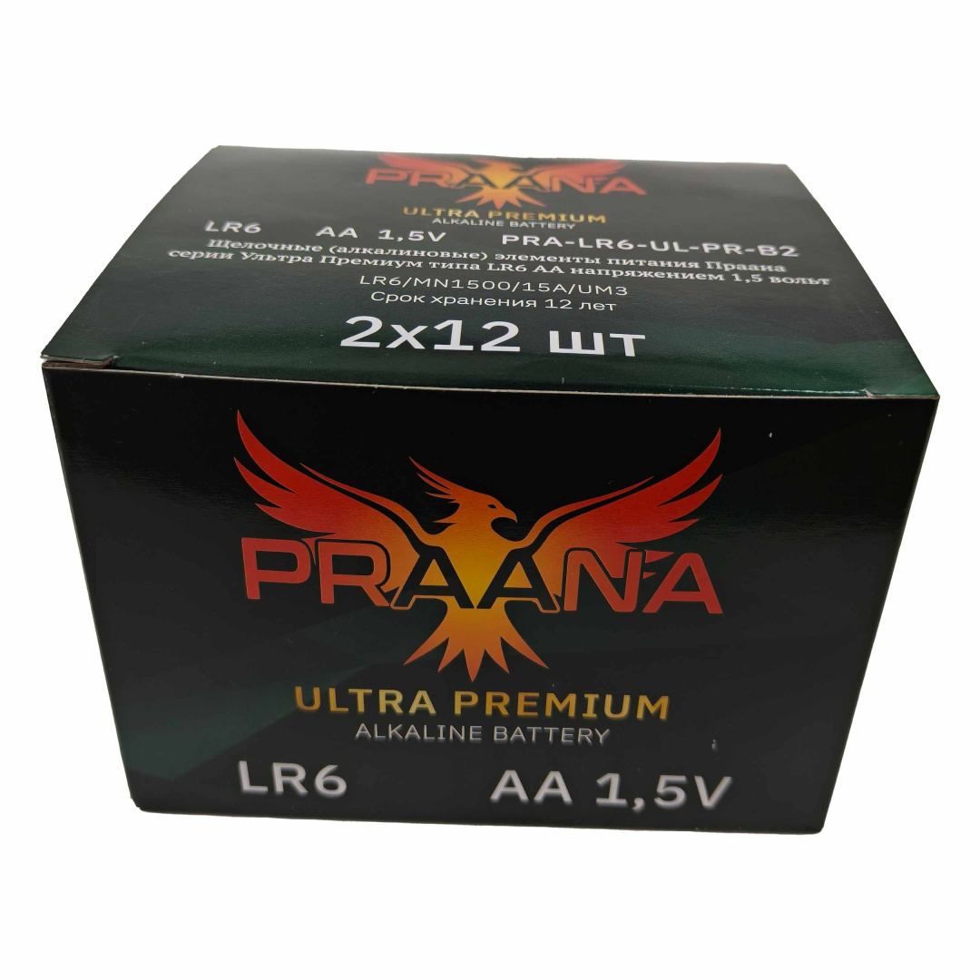 Картинка praana aa lr6 ultra premium alkaline bl2 в Киликс