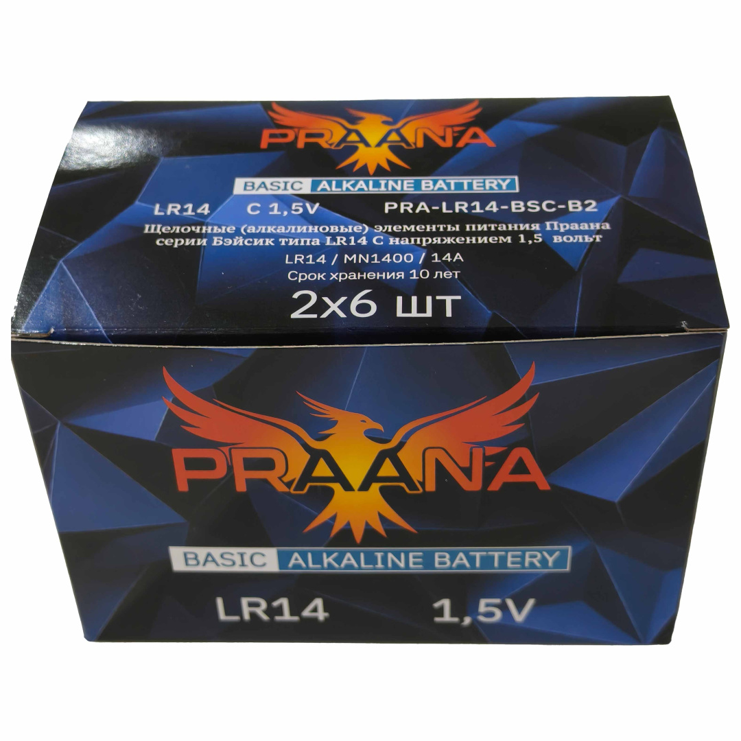 Картинка praana c lr14 basic alkaline bl2 в Киликс
